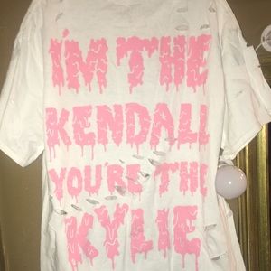 Kylie shirt with holes size small
